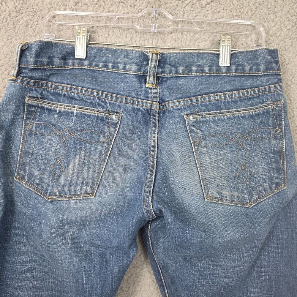 Double RL RRL Jeans Women's 30x34 Blue Japan Woven Selvedge Denim - Picture 6 of 13